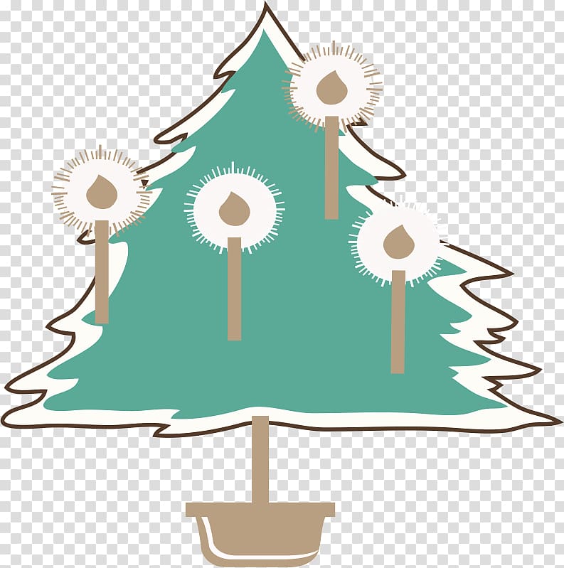 Christmas tree, Creative Christmas tree transparent background PNG clipart