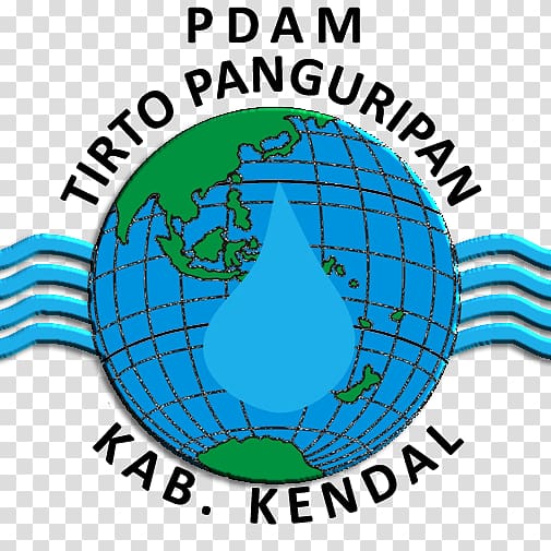 PDAM Kabupaten Kendal Brand Logo Line, transparent background PNG clipart