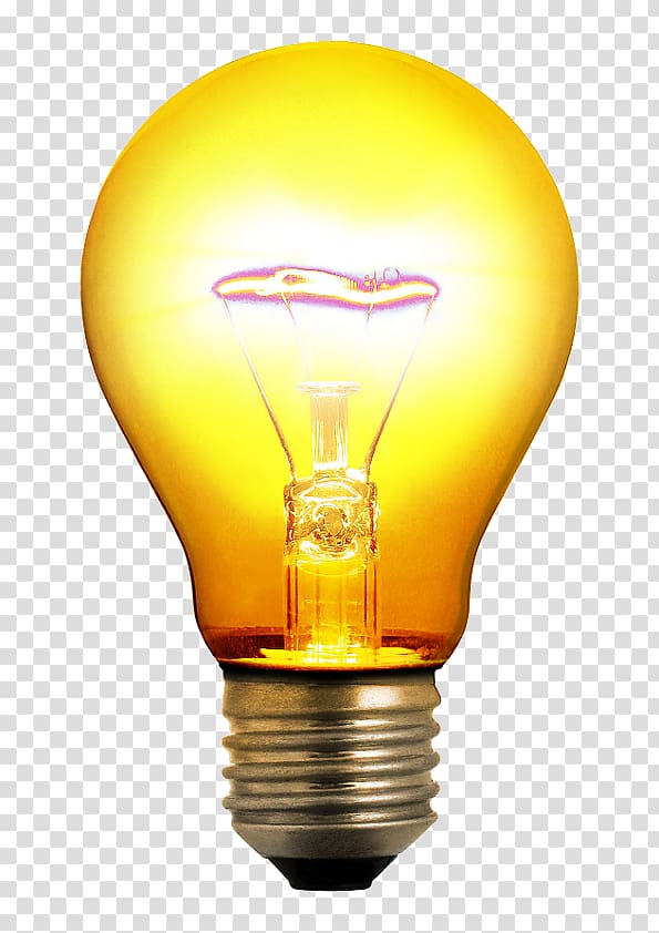 Incandescent light bulb LED lamp Electric light, blinking transparent background PNG clipart