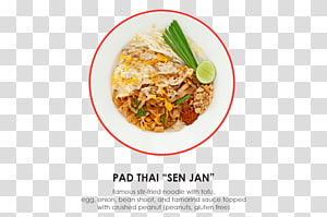 Fried rice Thai cuisine Dish Garnish, pad thai transparent background PNG clipart thumbnail