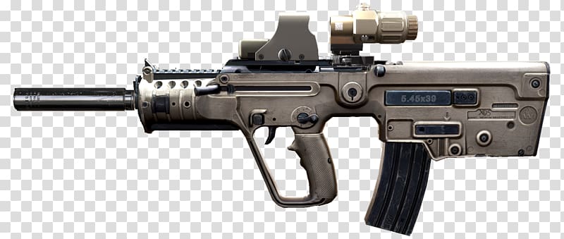 Assault rifle SA80 Firearm Weapon, assault rifle transparent background PNG clipart