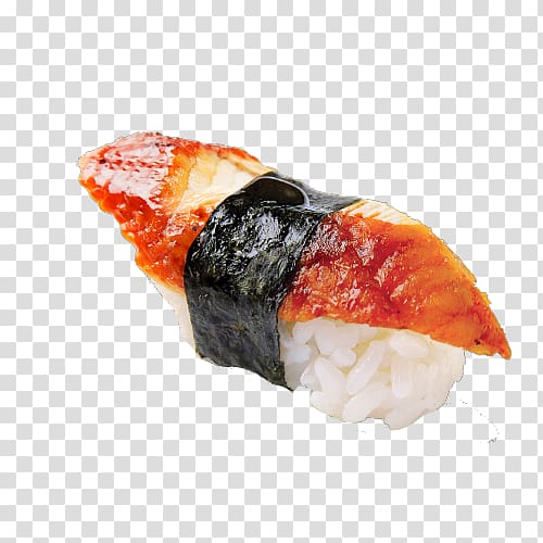 Sushi Unagi Makizushi Smoked salmon Japanese Cuisine, sushi transparent background PNG clipart