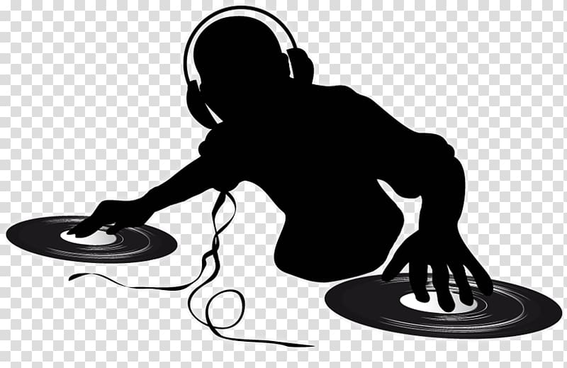 music DJ illustration, Disc jockey Turntablism , DJ transparent background PNG clipart