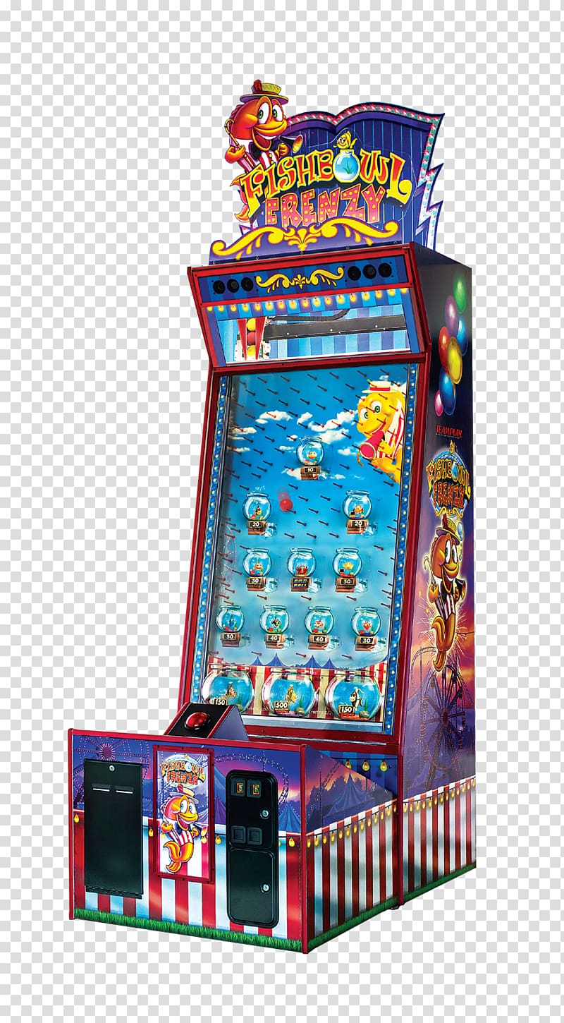 Frenzy Arcade game Redemption game Amusement arcade Konami 80's Arcade Gallery, Fishbowl transparent background PNG clipart