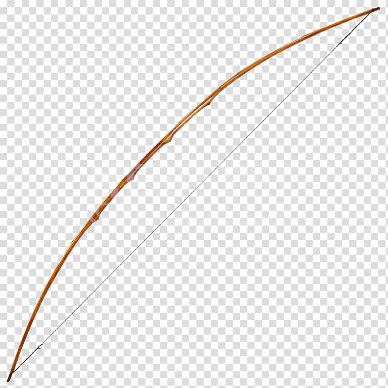 Middle Ages English longbow Weapon Bow and arrow, bow transparent background PNG clipart