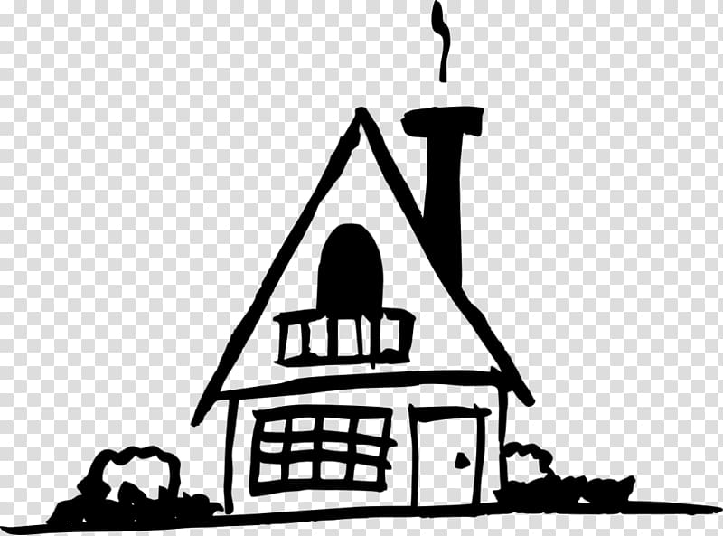 Architectural drawing House, doodle transparent background PNG clipart