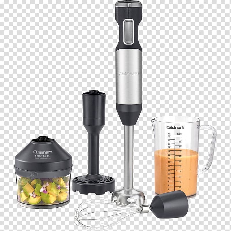 Immersion blender Cuisinart Home appliance Stainless steel, hand-painted fresh spices transparent background PNG clipart