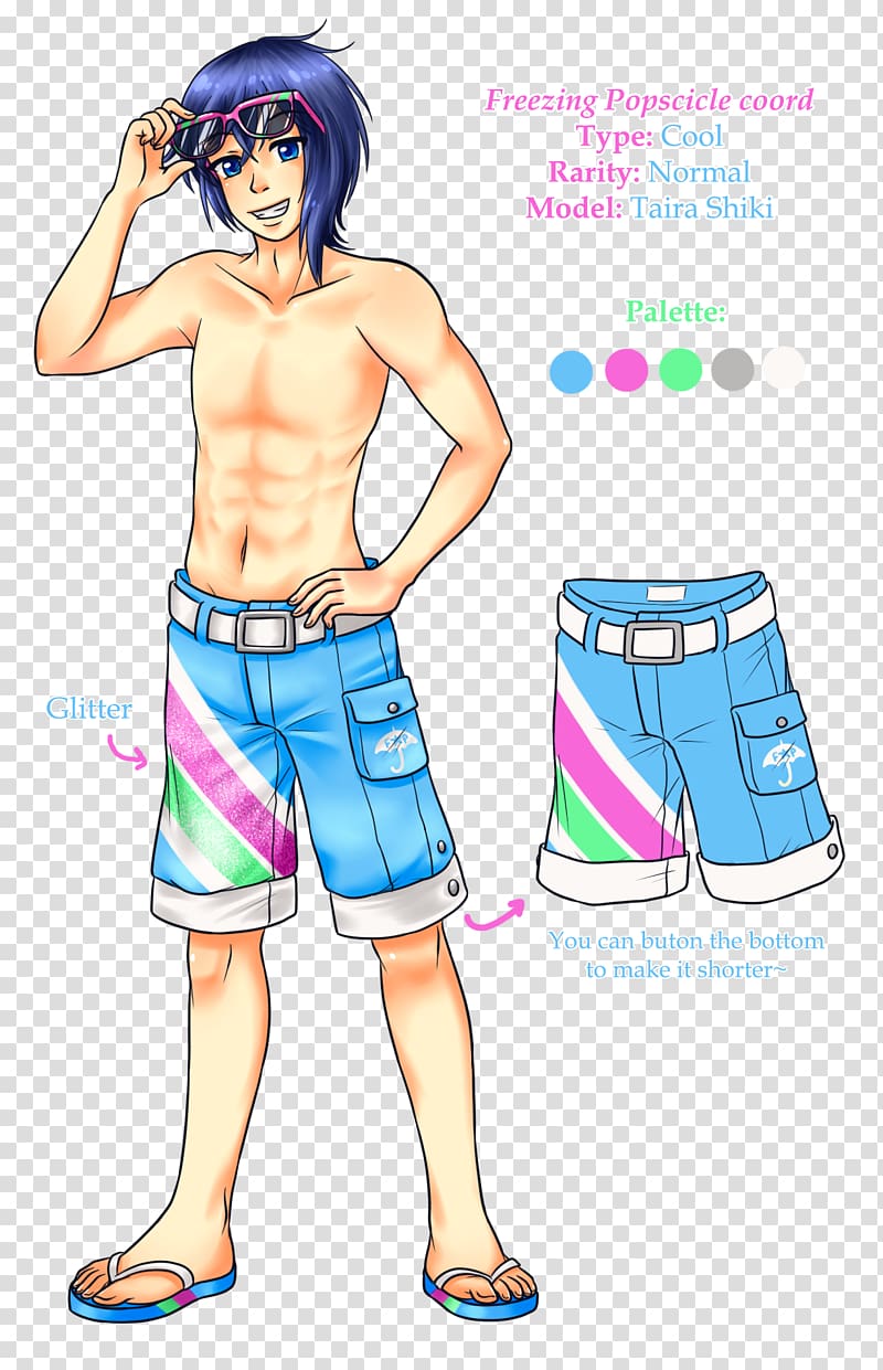 Hip Shorts Underpants , Freezing anime transparent background PNG clipart