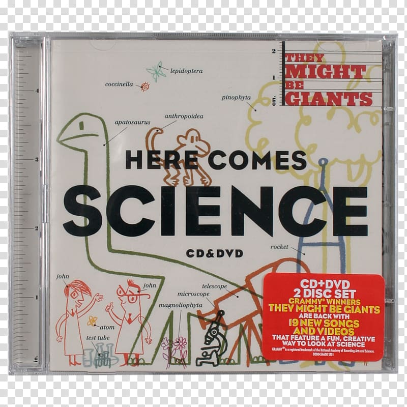 Here Comes Science They Might Be Giants Science Is Real Here Come the ABCs Here Come the 123s, science album transparent background PNG clipart