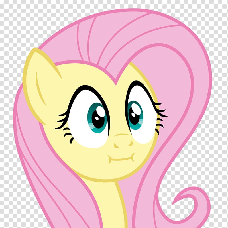 Fluttershy Pinkie Pie Twilight Sparkle Rarity Pony, Face transparent background PNG clipart