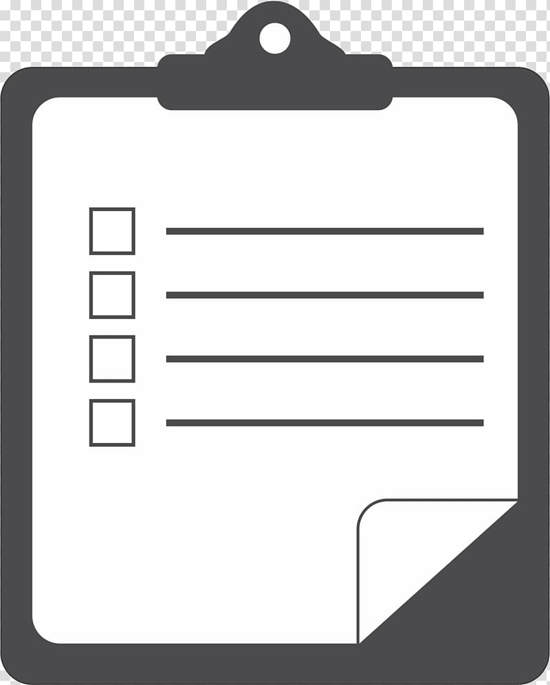 Checklist , Blank Checklist transparent background PNG clipart