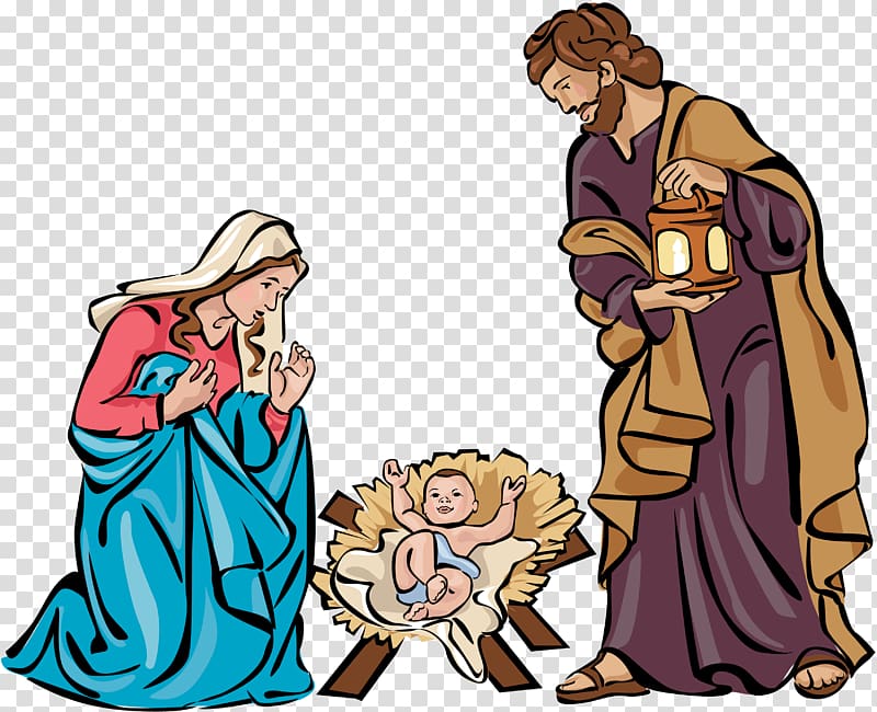 Nativity scene Nativity of Jesus Christmas Free content , Christmas Creche transparent background PNG clipart