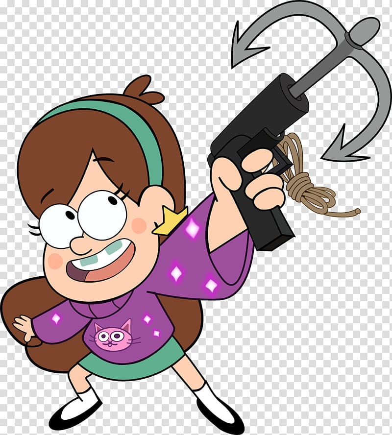 Mabel Pines Dipper Pines Grunkle Stan Grappling hook Gravity Falls: Legend of the Gnome Gemulets, carton transparent background PNG clipart