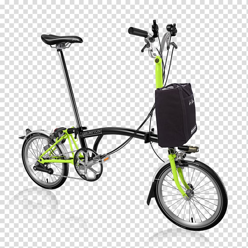 Brompton Bicycle Folding bicycle Just Ride L.A. Roadster, bicycle transparent background PNG clipart