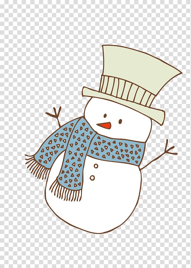 Snowman Cartoon , Cartoon snowman transparent background PNG clipart