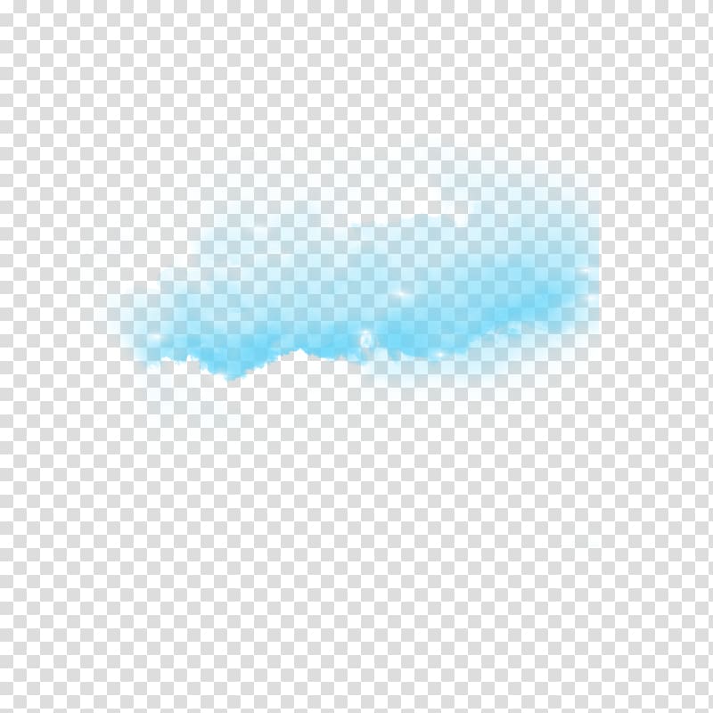 blue cloud art, Blue fog transparent background PNG clipart