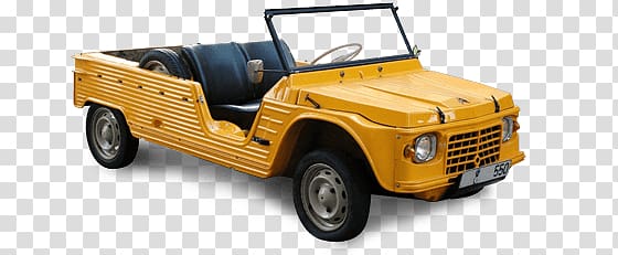 yellow vehicle illustration, Citroën Mehari transparent background PNG clipart