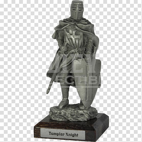 Knights Templar Figurine Crusades Sculpture, Knight transparent background PNG clipart