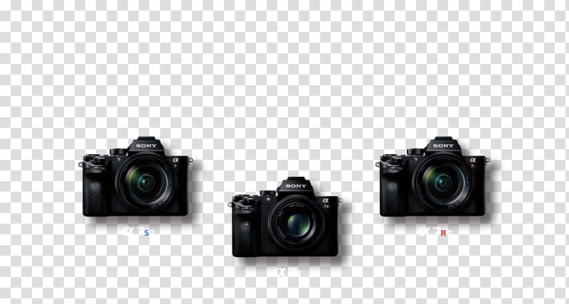 Camera lens Sony α7 II Sony α7R II Mirrorless interchangeable-lens camera, sony a7 transparent background PNG clipart