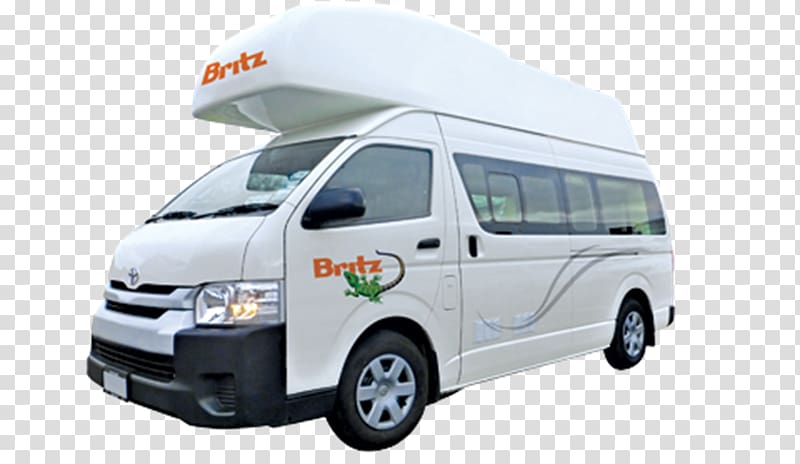 Toyota HiAce Campervans Motorhome Britz, Travel transparent background PNG clipart