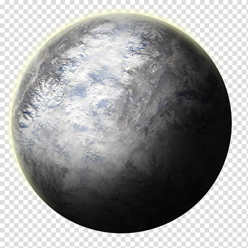 gray planet, Planet Pluto Mercury Uranus, Planet Icons No Attribution transparent background PNG clipart