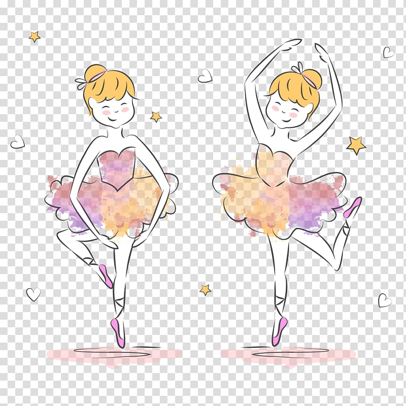 balerina illustration, Ballet Dancer Euclidean , Ballet transparent background PNG clipart