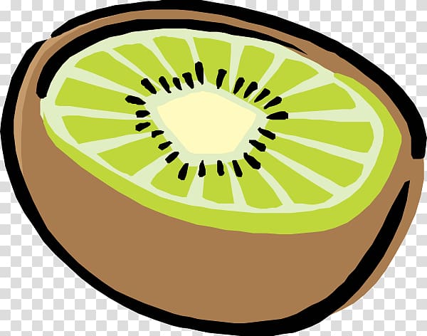 Kiwifruit , kiwi slice transparent background PNG clipart