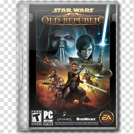 Star Wars The Old Republic case, dvd action figure pc game film video game software, Star Wars The Old Republic transparent background PNG clipart