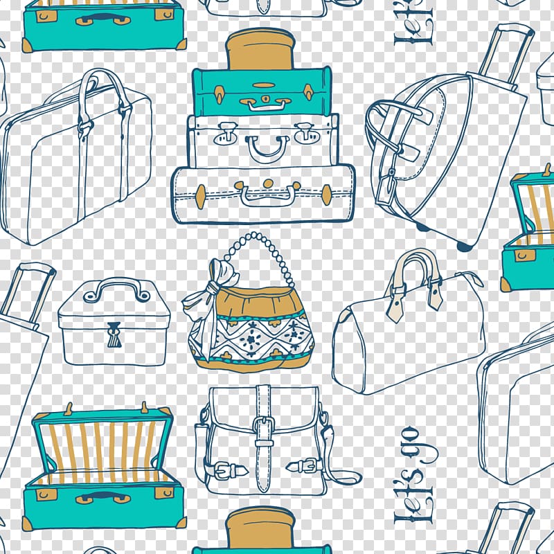Travel Suitcase Bag, bag background transparent background PNG clipart