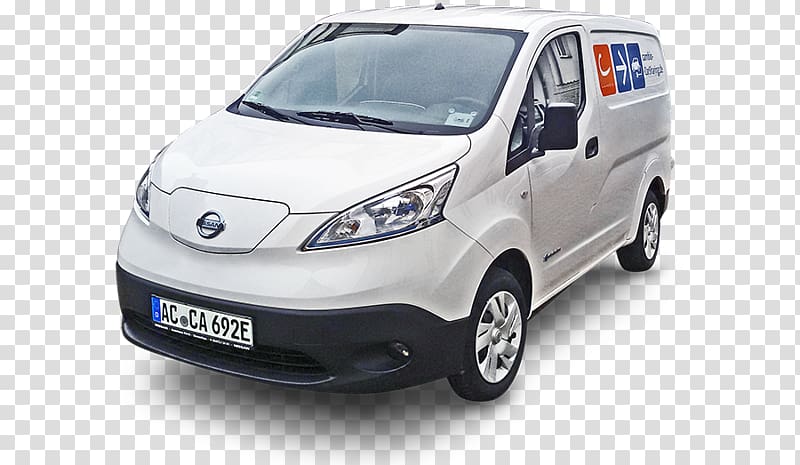 Compact van Cambio CarSharing Nissan NV200, car transparent background PNG clipart