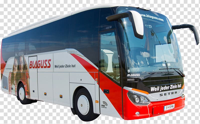 Setra S 511 HD Tour bus service Coach, bus transparent background PNG clipart
