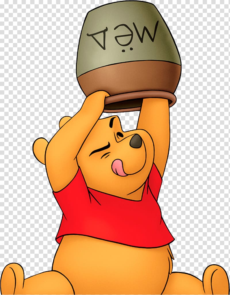 Winnie The Pooh reaching in on empty jar , Winnie the Pooh Winnie-the-Pooh Eeyore The House at Pooh Corner Piglet, winnie pooh transparent background PNG clipart