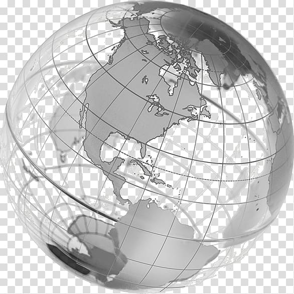 Globe World , GREY transparent background PNG clipart