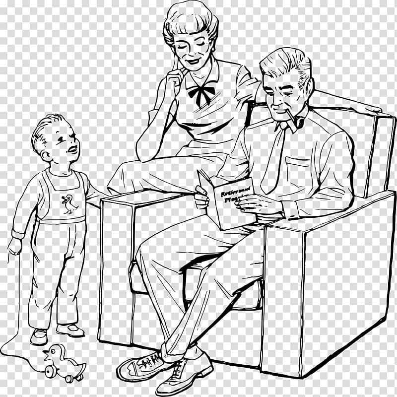 Family Father , Family cartoon transparent background PNG clipart