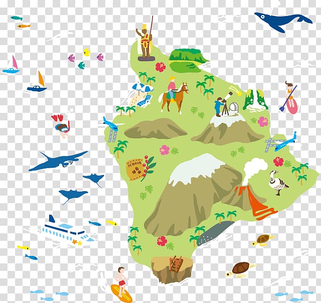 Hawaii Maui 离岛 H.I.S. Island, others transparent background PNG clipart