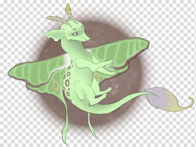 Figurine Organism Legendary creature, luna Moth transparent background PNG clipart