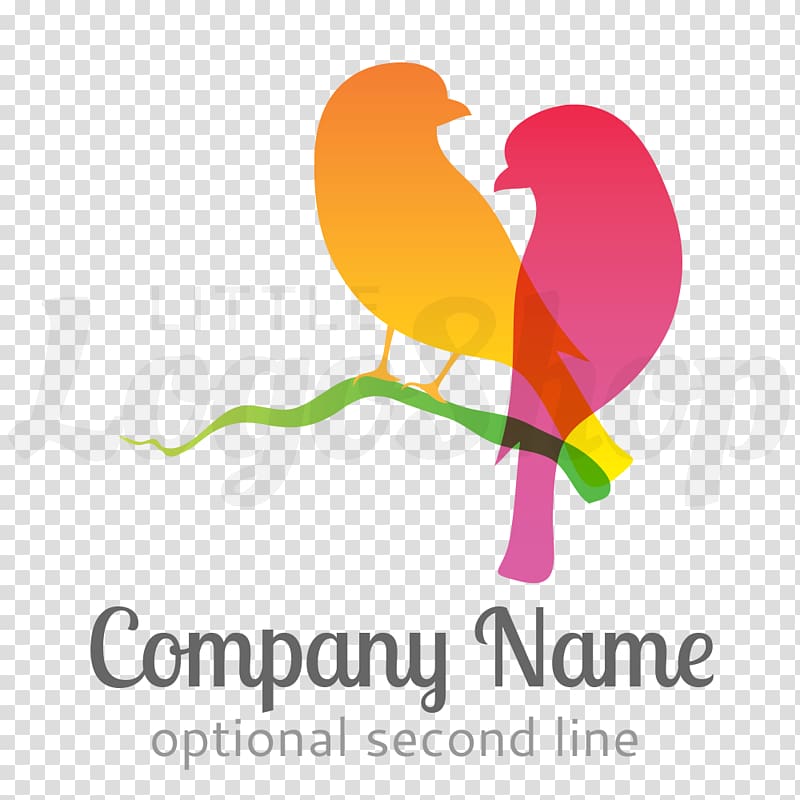 Logo Lovebird , love birds transparent background PNG clipart