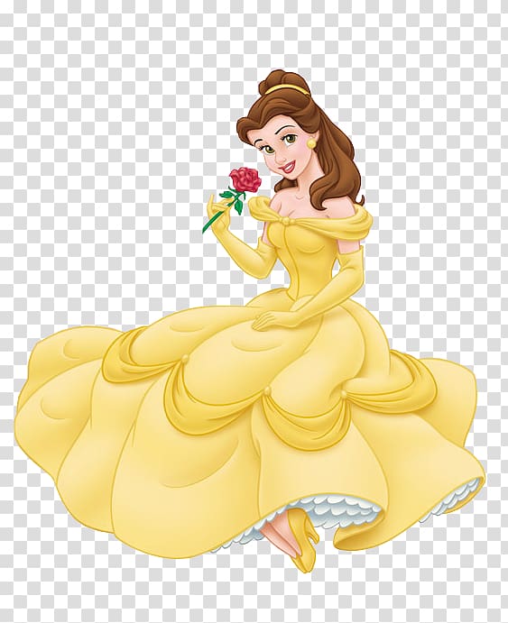 Beauty and The Beast Belle illustration, Belle Beast Cinderella Ariel Princess Aurora, belle transparent background PNG clipart