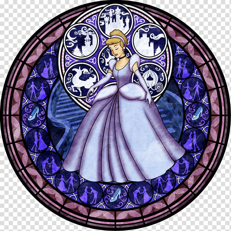 Kingdom Hearts Disney Princess Sleeping Beauty Aurora Stained