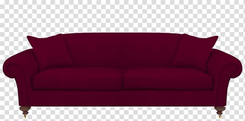 Loveseat Sofa bed Slipcover Couch, pitaya transparent background PNG clipart