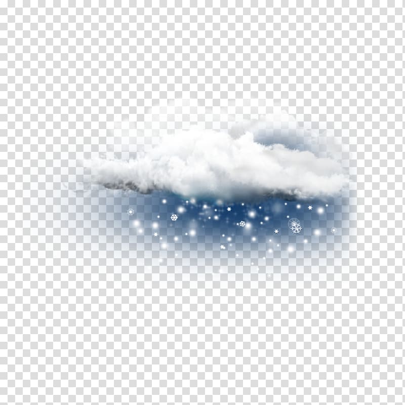 white clouds illustration, Cloud Snow Weather forecasting, Snowy weather transparent background PNG clipart
