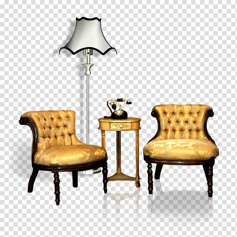 white floor lamp , Coffee table Furniture Chair Living room, Free coffee table chair to pull material transparent background PNG clipart