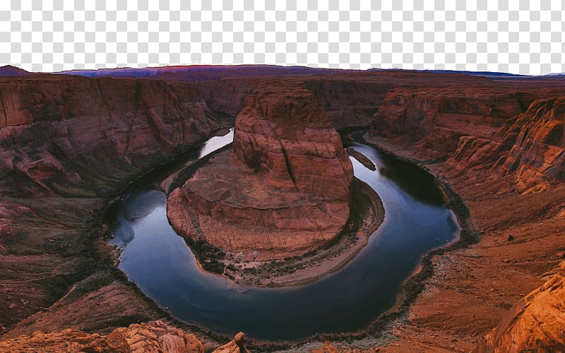 Page Grand Canyon Horseshoe Bend Lake Powell Monument Valley, Famous Horseshoe Bay transparent background PNG clipart