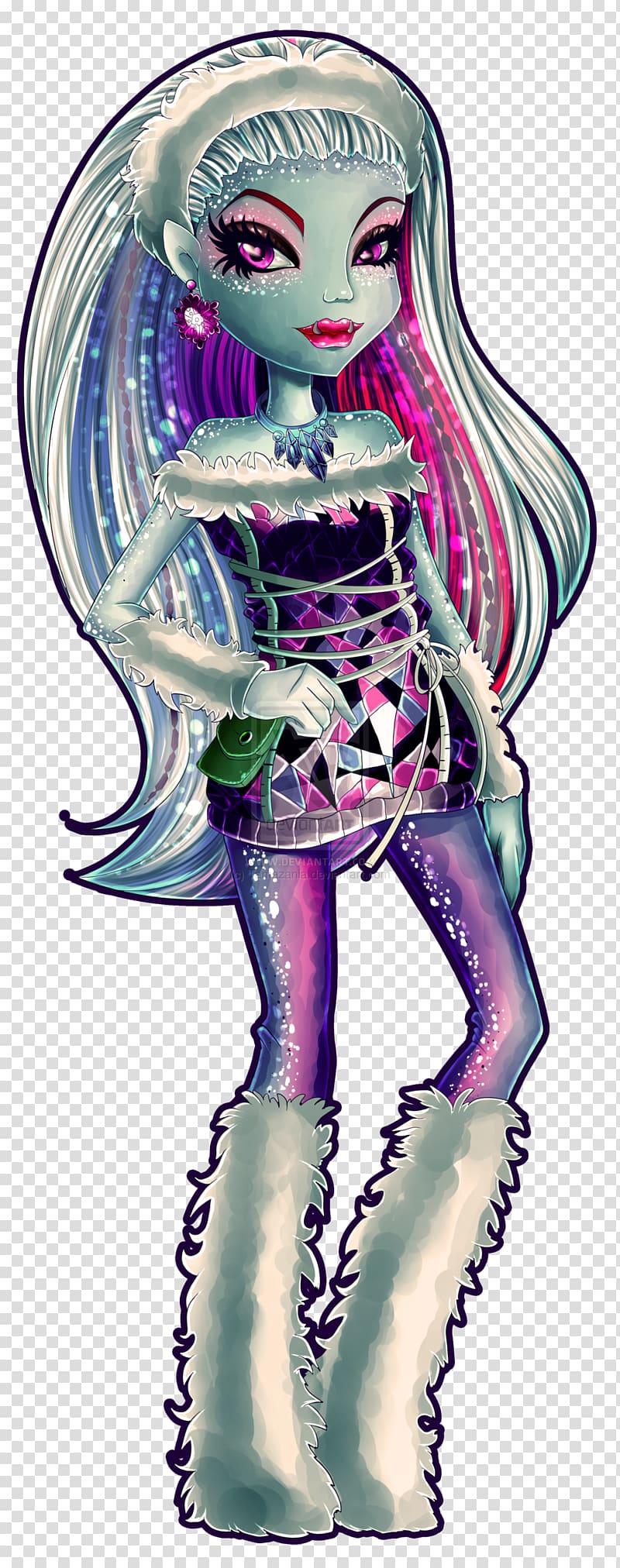 Illustration Cartoon Legendary creature Organism Doll, abbey bominable monster high transparent background PNG clipart