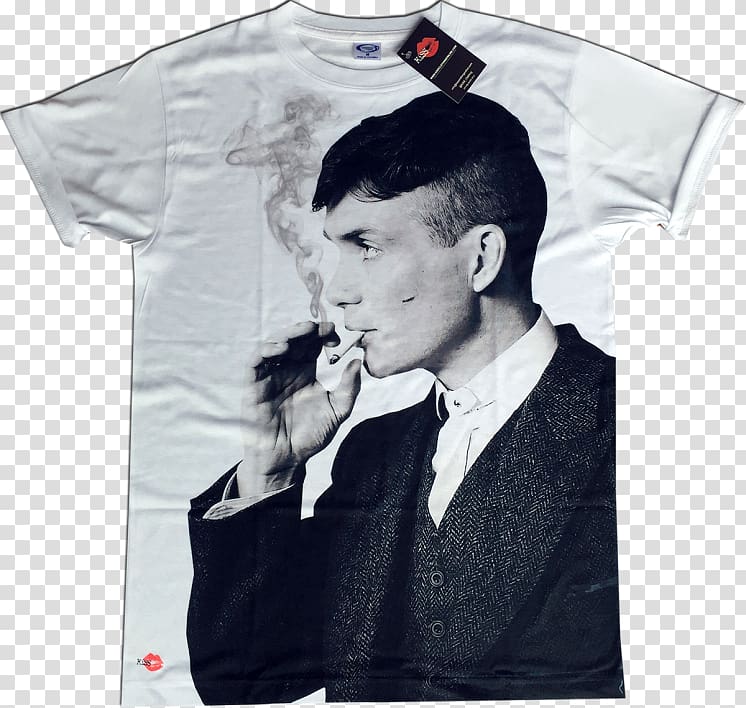 T-shirt Tommy Shelby Peaky Blinders Clothing, T-shirt transparent background PNG clipart