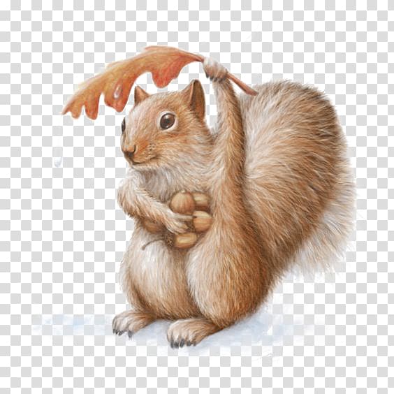Squirrel Chipmunk Art Watercolor painting Drawing, Hand-painted squirrel transparent background PNG clipart