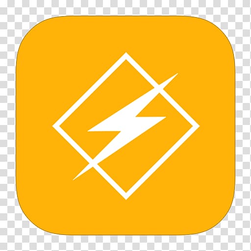 electricity logo, triangle area text symbol, MetroUI Apps Winamp transparent background PNG clipart