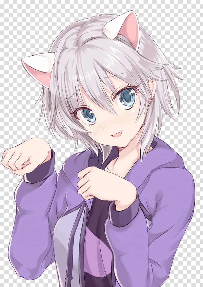 The Idolmaster Cinderella Girls Catgirl Anime, Anime transparent background PNG clipart