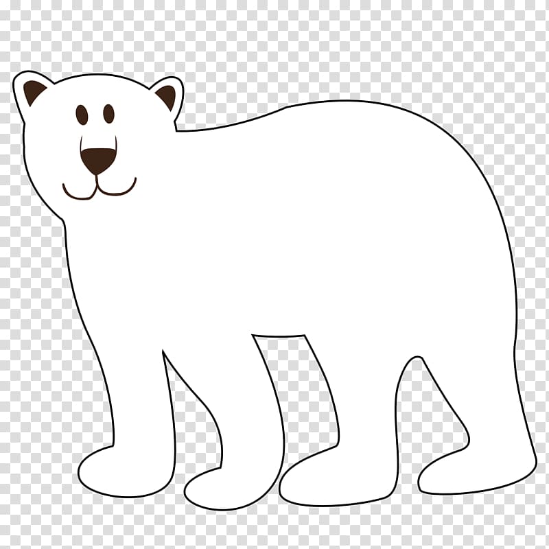 Polar bear American black bear Brown bear Giant panda, Free Polar Bear transparent background PNG clipart