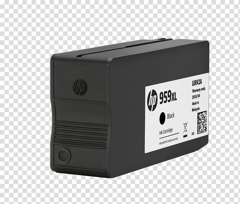 Hewlett-Packard HP 955XL Black Ink Cartridge HP Officejet Pro 8720, hewlett-packard transparent background PNG clipart